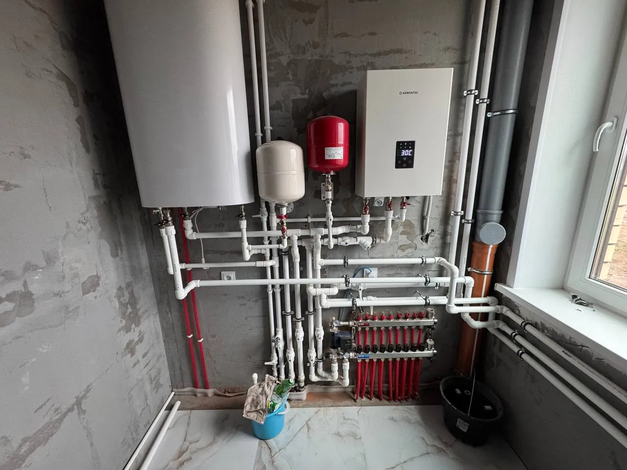 Монтаж котельной с газовым котлом